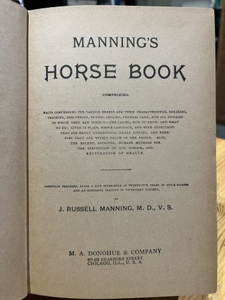 Manning's Horse Book