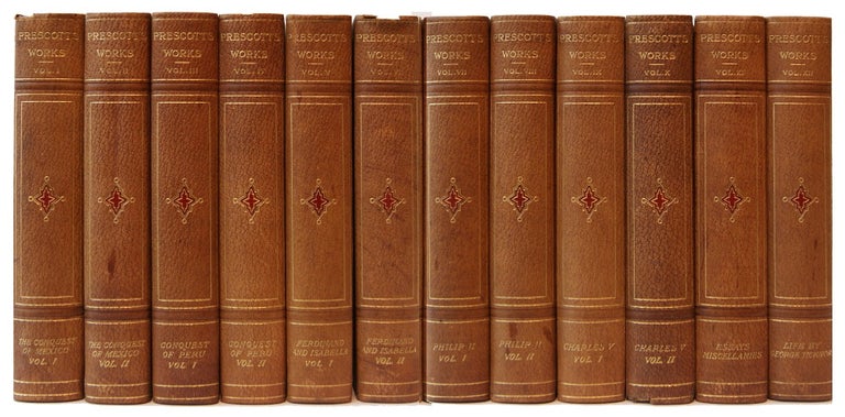 Item #00512474 The Complete Works of William H. Prescott [12 volumes]. William H. Prescott.