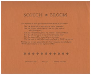 Item #00518309 Scotch Broom. James Francis Holly