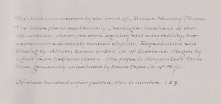 Two Poems of the Air Limited Signed