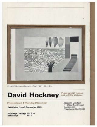 Item #00527667 David Hockney: Pictures with frames and still life Pictures. David Hockney