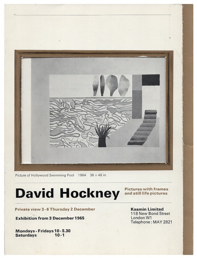 Item #00527667 David Hockney. Pictures with frames and still life Pictures. David Hockney.