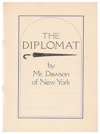 Item #00528420 The Diplomat. Fielding Dawson