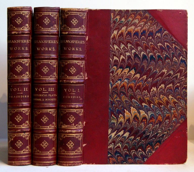Item #00531270 The Complete Works of Shakspere : Revised from the Original Editions [3 volumes]. William Shakespeare.