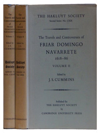 Item #00534386 The Travels and Controversies of Friar Domingo Navarrete 1618-86 (Two Volume set)....