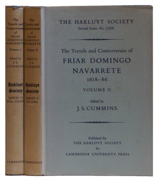 Item #00534386 The Travels and Controversies of Friar Domingo Navarrete 1618-86 (Two Volume set)....