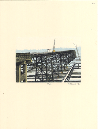 Original Print 'High Bridge 3'