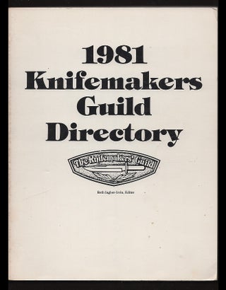 Item #00536055 1981 Knifemakers Guild directory. Knifemakers Guild
