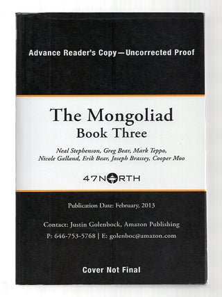 Item #00540844 The Mongoliad (The Mongoliad Cycle). Neal Stephenson, Mark, Teppo, Cooper, Moo,...