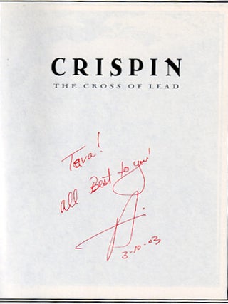 Crispin: The Cross of Lead (2003 John Newbery Medal Winner)