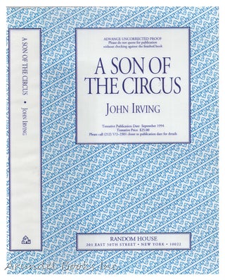Item #00546686 A Son of the Circus. John Irving