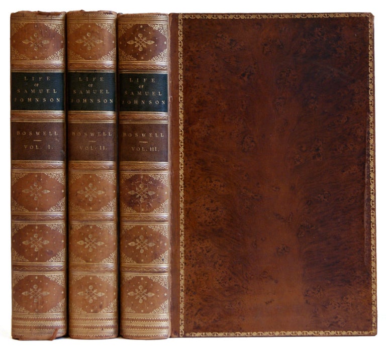 Item #005488654 The Life of Samuel Johnson, LL. D. Together with the Journal of a Tour to the Hebrides [3 Volume Set]. Samuel Johnson, James Boswell, Percy Fitzgerald.