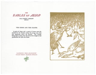 Item #005491148 The Fables of Aesop: The Geese and The Crane. Aesop English, Sir Roger L'Estrange