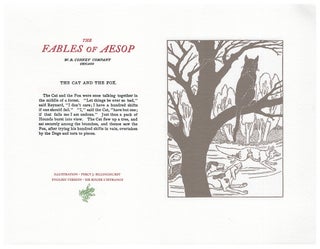 Item #005491153 The Fables of Aesop: The Cat and The Fox. Aesop English, Sir Roger L'Estrange