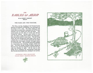 Item #005491156 The Fables of Aesop: The Hare and The Tortoise. Aesop English, Sir Roger L'Estrange
