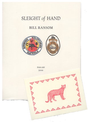 Item #005491518 Sample Proof Page for sleight of Hand [Broadside]. Bill Ransom, Nellie Bridge