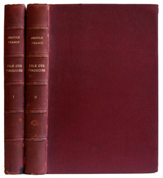 Item #005492605 L'Ile Des Pingouins [2 volumes]. Anatole France