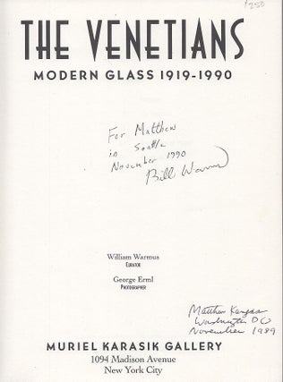 The Venetians: Modern Glass, 1919-1990