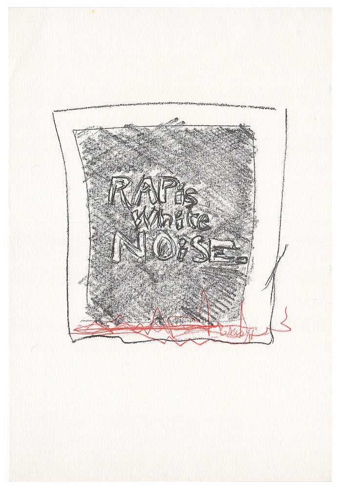 Item #005492821 Rap is White Noise. Philip Gallo, Hermetic Press., Alliance for Contemporary Book Arts.