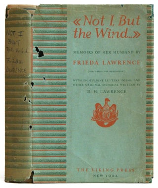 Item #005497145 'Not I, But the Wind...'. Frieda Lawrence