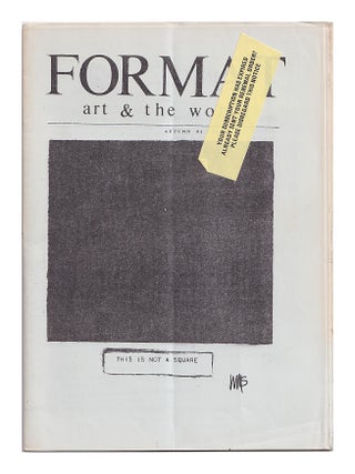 Item #005500573 Format Magazine: Art & The World. Autumn 1981. C. L. Morrison