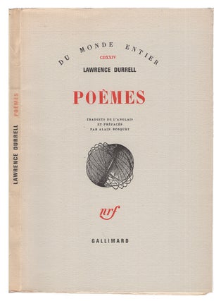 Item #005501140 Poèmes. Traduits de l'Anglais et Préfacés par Alain Bosquet. [Signed]....