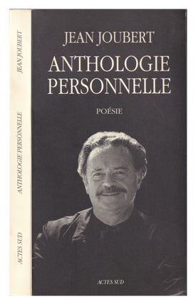 Item #005504180 Anthologie personnelle (Poésie) (French Edition). Jean Joubert