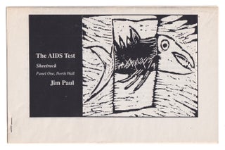 Item #005505737 THE AIDS TEST. Jim Paul