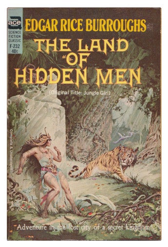 Item #005505770 The Land Of Hidden Men. Edgar Rice Burroughs.