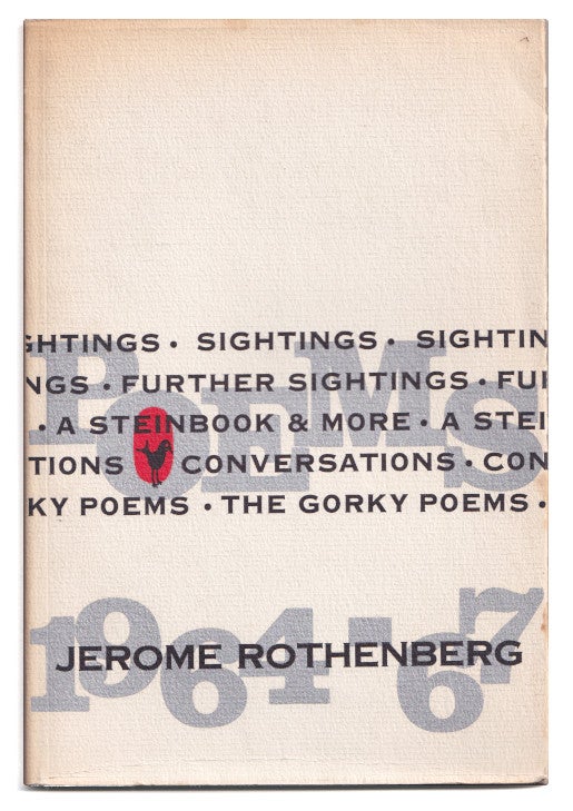 Item #005505781 Poems 1964 - 1967. Jerome Rothenberg.