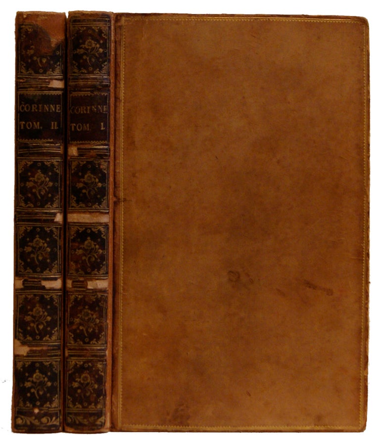 Item #005505946 Corinne Ou L'Italie [2 Volumes]. Madame La Baronne De Stael, Anne Louise Germaine de Staël-Holstein.
