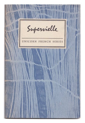 Item #005507043 Selected Poems Unicorn French Series. Jules Supervielle, Teo Savory