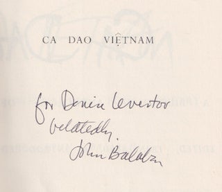 Ca Da Vietnam: A Bilingual Anthology of Vietnamese Folk Poetry