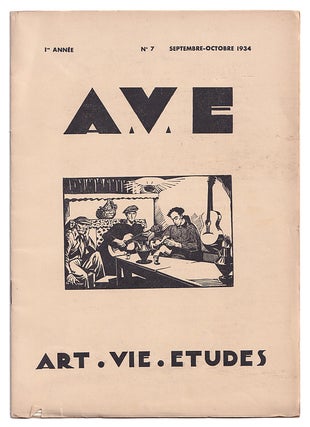 Item #005508081 A.V.E: Art. Vie. Etudes: Revue mensuelle reservee au corps medical et...