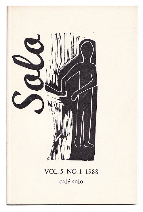 Item #005508114 Cafe Solo. Vol. 5, No. 1 / 1988. Glenna Luschei.