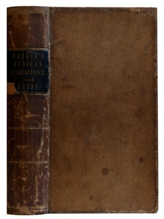 Item #005508123 A Manual of Medical Jurisprudence. Alfred Swaine Taylor, John J. Reese