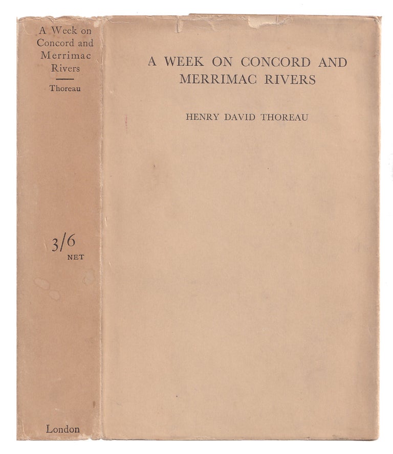 Item #005508364 A Week on the Concord and Merrimac Rivers. Henry David Thoreau, Will H. Dircks.