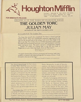 THE GOLDEN TORC (Saga of Pliocene Exile, V. 2)