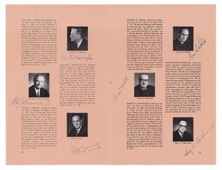 The Justices of the Supreme Court; Complete Autographs of the Burger Court from the Watergate Era, 1974