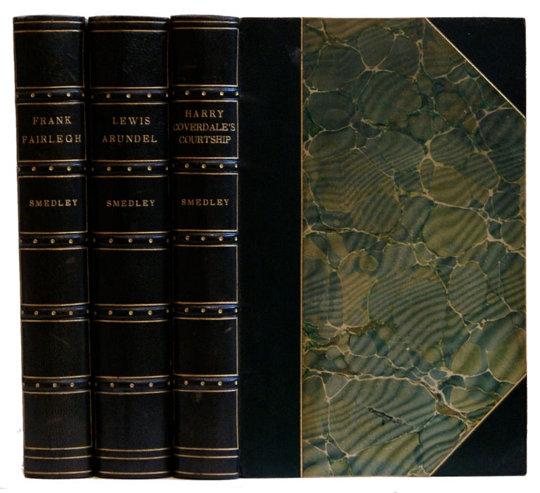 Item #005512803 Frank Farlegh; Or, Scenes from the Life of a Private Pupil; Harry Coverdales Courtship and All That Came With It; Lewis Arundel or The Railroad of Life [3 volumes]. Frank E. Smedley.
