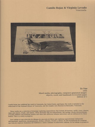 Latino Americana, Latin American, America Latino: Latin American Book Arts