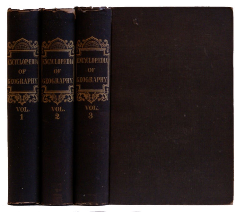 Item #005513093 The Encyclopaedia of Geography Comprising a Complete Description of the Earth [3 volumes]. Hugh Murray, Thomas G. Bradford.