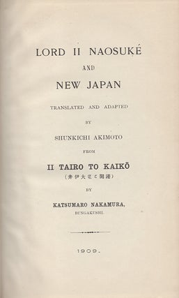 Lord II Naosuke and New Japan