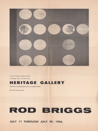 Rod Briggs Exhibit Poster and Invitation Archive