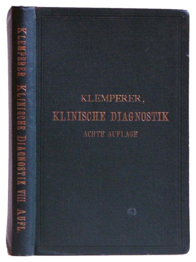 Item #005515151 Grundriss Der Klinischen Diagnostik. Georg Klemperer.