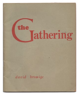 Item #005515835 The Gathering. David Bromige