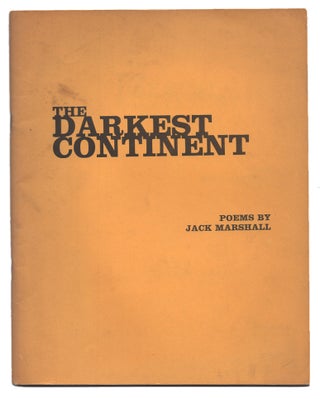 Item #005515852 The Darkest Continent. Jack Marshall