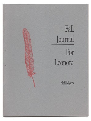 Item #005516328 Fall Journal. Neil Myers