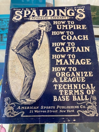 Item #005518820 How to Umpire, How to Captain a Team, How to a Manage a Team, How to Coach, How...