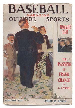 Item #005518822 Baseball Magazine - Outdoor Sports. Volume X, Number 3 / January 1913. T. C. Lane